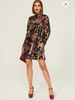LA DoubleJ Suitcase sequins dress